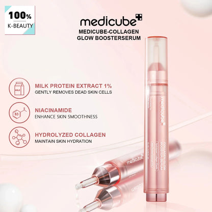 Collagen Glow Booster Serum 15Ml,Smooth Texture & Quick Absorption,Hydrated Sensation,Korean Skincare,Korean Makeup