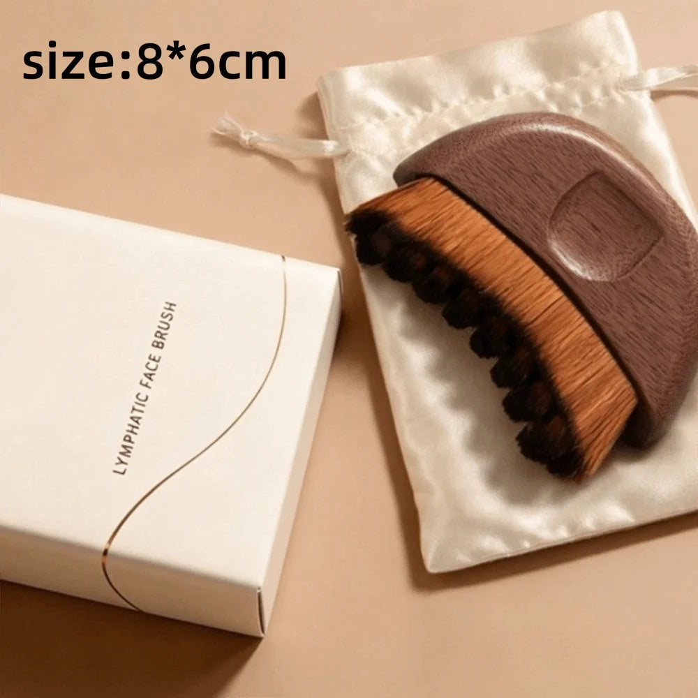 Portable Lymphatic Contour Face Brush Chin Reduce Puffiness Facial Sculpting Tool Lymphatic Drainage Face Brushs Multi-Function