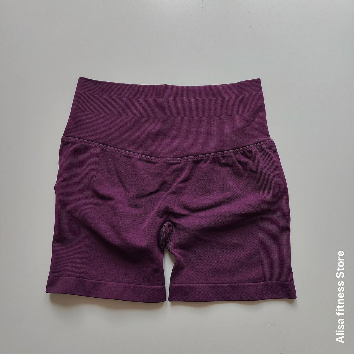 Summer High Waisted Yoga Shorts Tummy Control Seamless Fitness Shorts Sexy Running Fitness Short Pants Solid Color Yoga Leggings