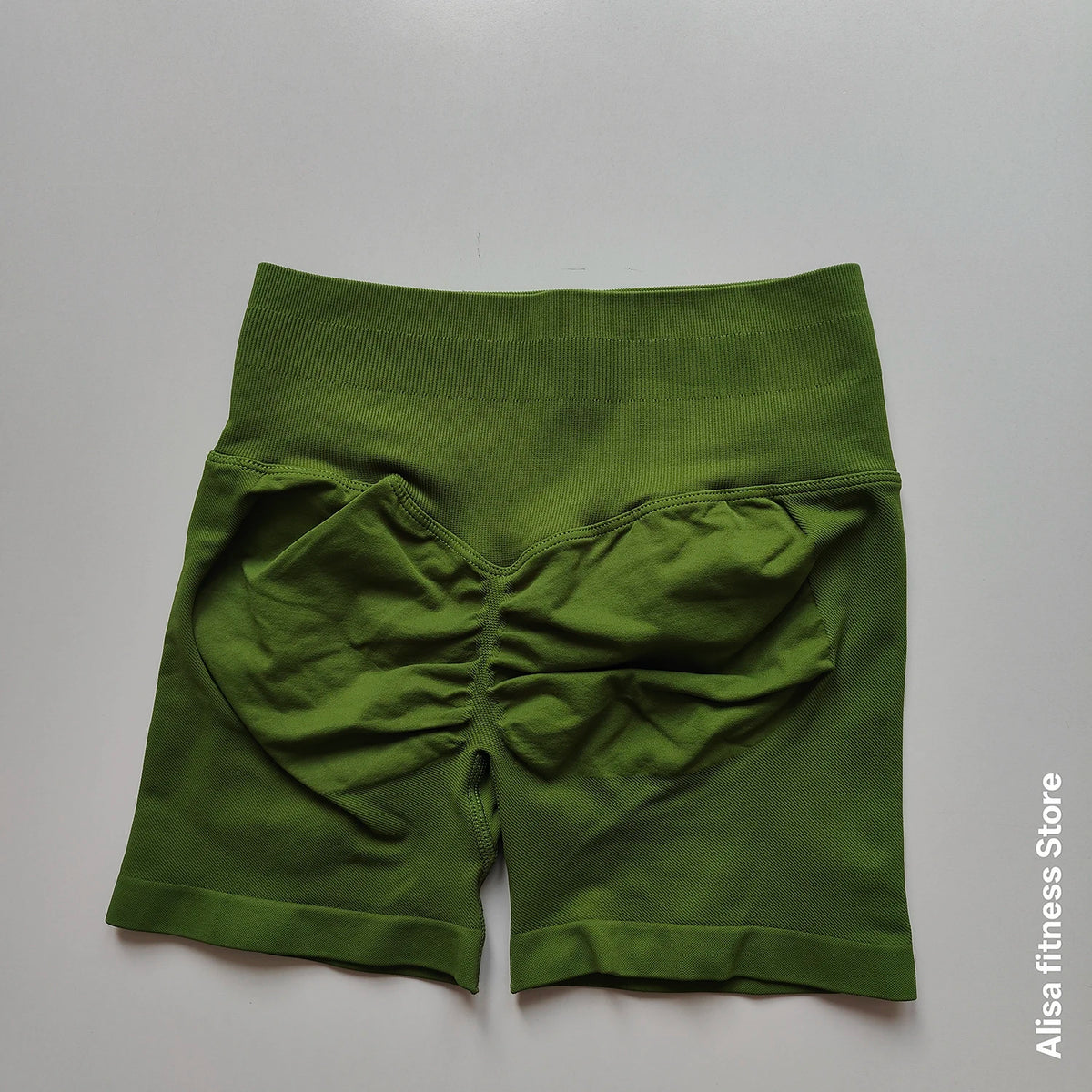 Summer High Waisted Yoga Shorts Tummy Control Seamless Fitness Shorts Sexy Running Fitness Short Pants Solid Color Yoga Leggings