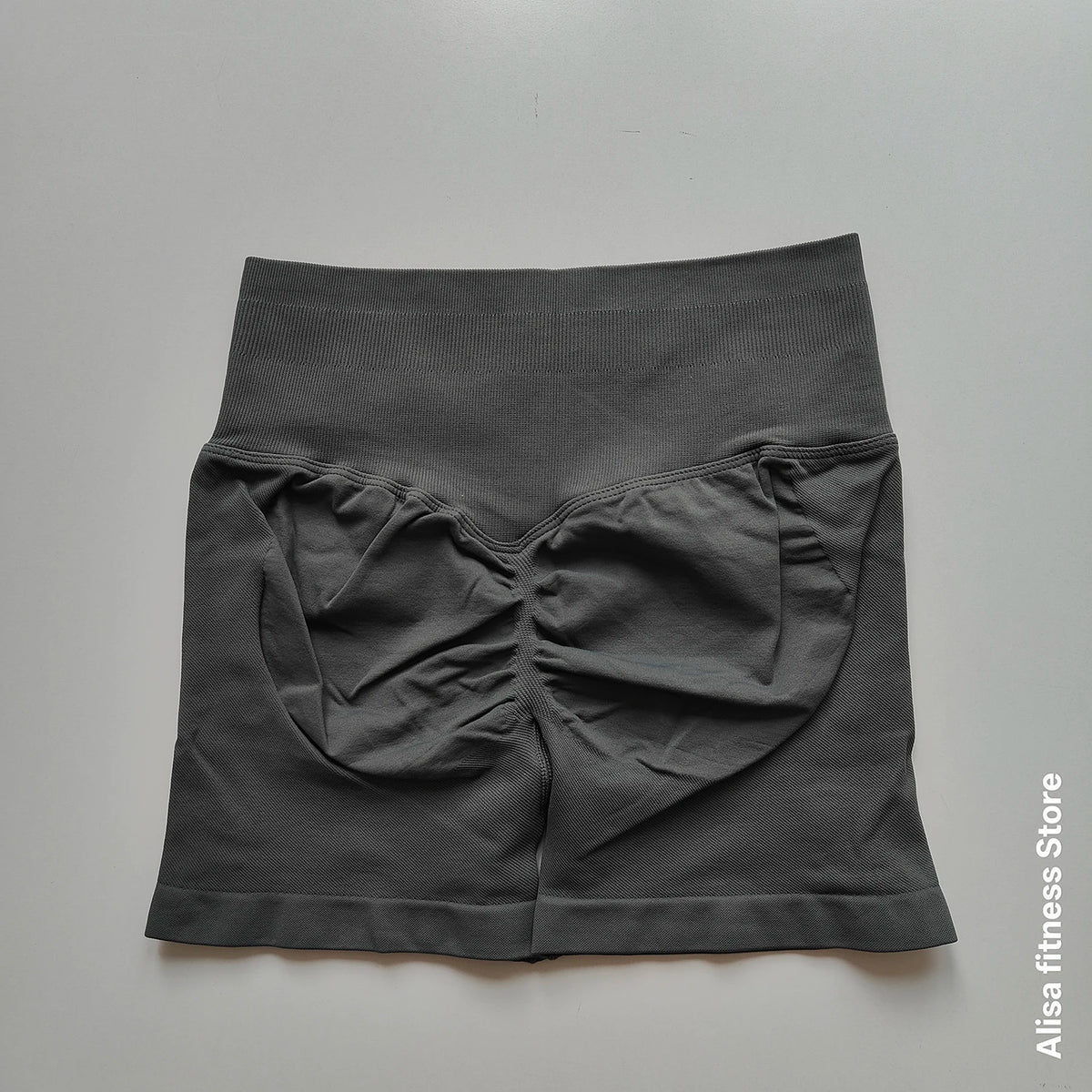 Summer High Waisted Yoga Shorts Tummy Control Seamless Fitness Shorts Sexy Running Fitness Short Pants Solid Color Yoga Leggings