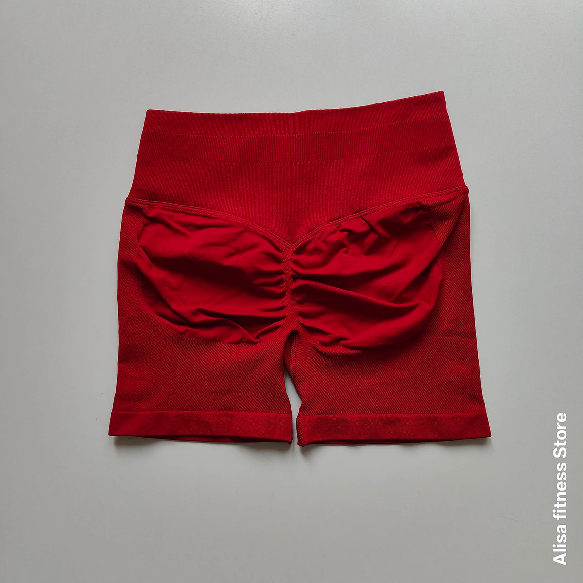 Summer High Waisted Yoga Shorts Tummy Control Seamless Fitness Shorts Sexy Running Fitness Short Pants Solid Color Yoga Leggings