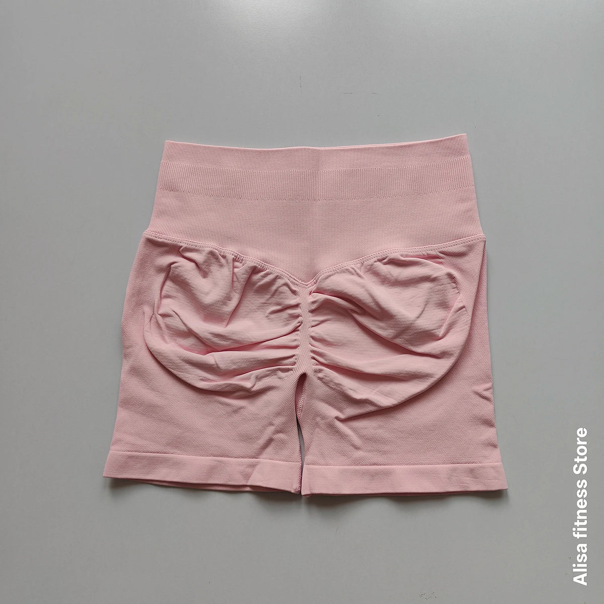Summer High Waisted Yoga Shorts Tummy Control Seamless Fitness Shorts Sexy Running Fitness Short Pants Solid Color Yoga Leggings