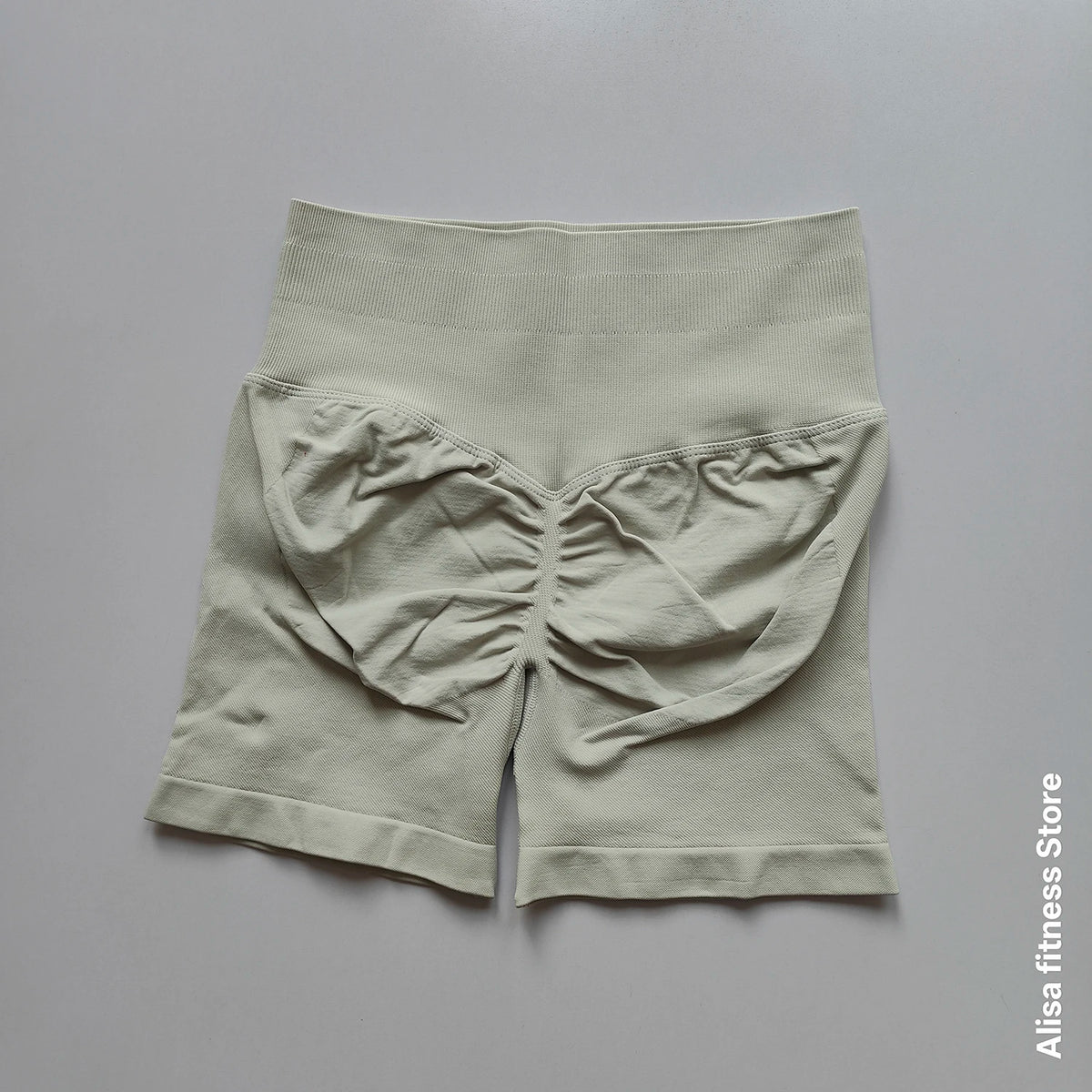 Summer High Waisted Yoga Shorts Tummy Control Seamless Fitness Shorts Sexy Running Fitness Short Pants Solid Color Yoga Leggings